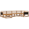 Outdoor-Sofagarnitur 6 pcs Natur Massivholz Akazie