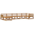 Outdoor-Sofagarnitur 7 pcs Natur Massivholz Akazie