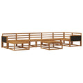 Outdoor-Sofagarnitur 8 pcs Natur Massivholz Akazie