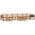 Outdoor-Sofagarnitur 8 pcs Natur Massivholz Akazie