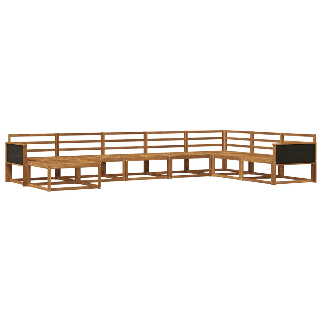 Outdoor-Sofagarnitur 8 pcs Natur Massivholz Akazie