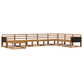 Outdoor-Sofagarnitur 8 pcs Natur Massivholz Akazie