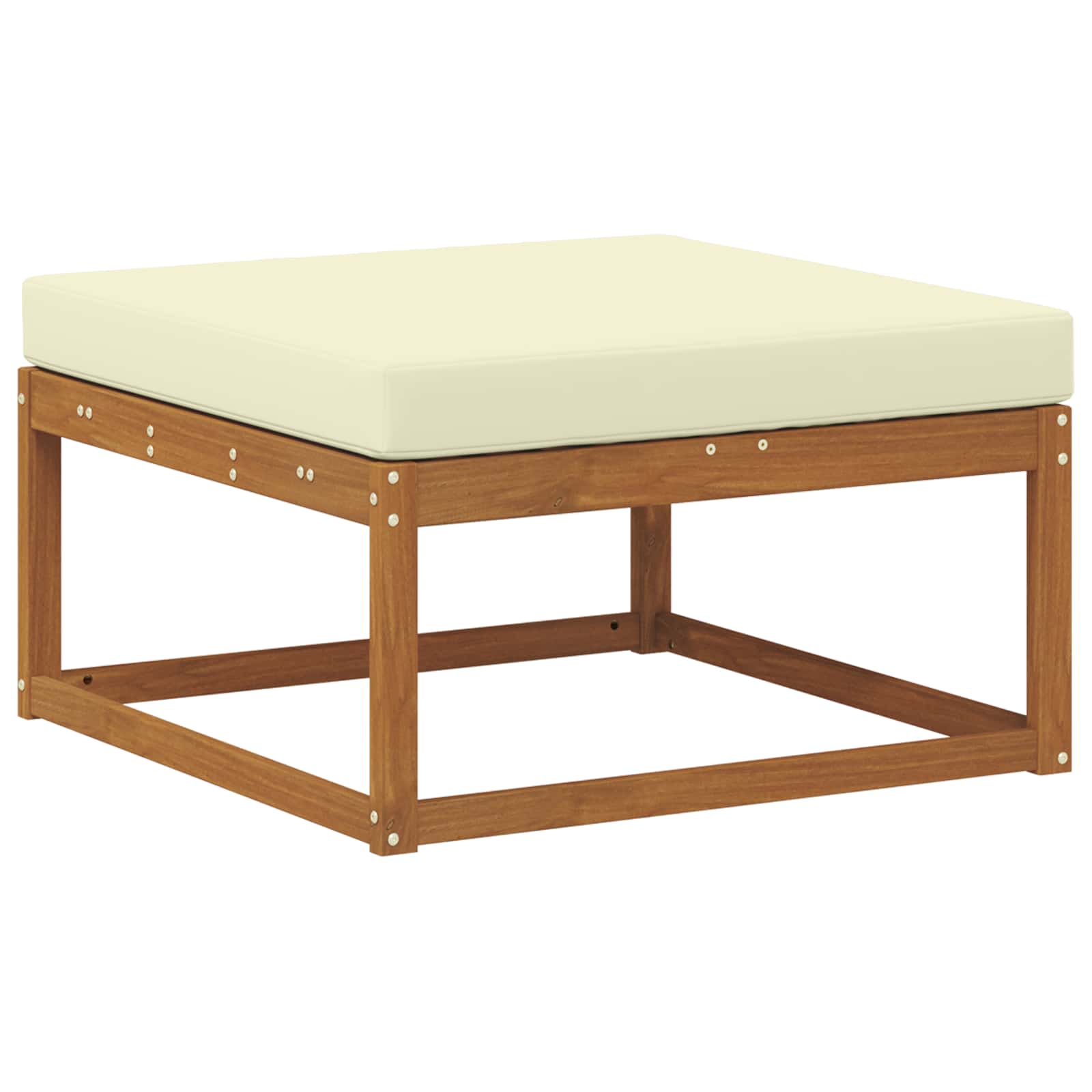 Outdoor-Sofagarnitur mit Kissen 8 pcs Natur und Creme