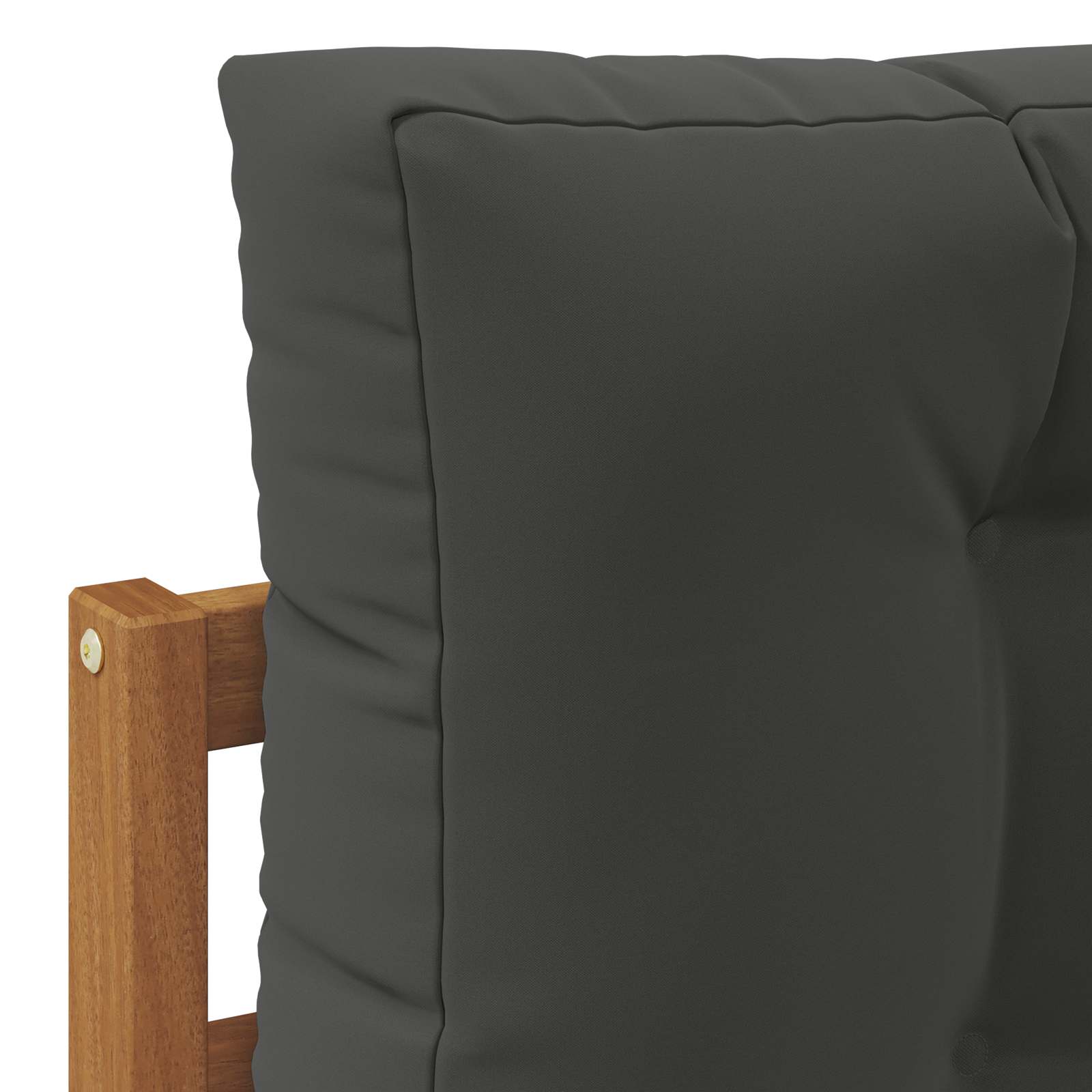 Outdoor-Sofagarnitur mit Kissen 9 pcs Natur und Anthrazit