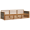 Outdoor-Sofagarnitur 3 pcs Natur Massivholz Akazie