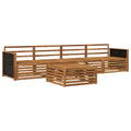 Outdoor-Sofagarnitur 5 pcs Natur Massivholz Akazie