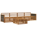 Outdoor-Sofagarnitur 5 pcs Natur Massivholz Akazie