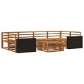Outdoor-Sofagarnitur 7 pcs Natur Massivholz Akazie