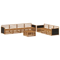 Outdoor-Sofagarnitur 8 pcs Natur 79 x 79 x 37 cm
