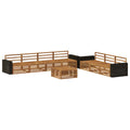 Outdoor-Sofagarnitur 8 pcs Natur 79 x 79 x 37 cm