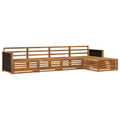 Outdoor-Sofagarnitur 5 pcs Natur Massivholz Akazie