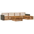Outdoor-Sofagarnitur 6 pcs Natur 79 x 79 x 37 cm