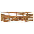 Outdoor-Sofagarnitur 4 pcs Natur Massivholz Akazie