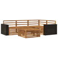 Outdoor-Sofagarnitur 5 pcs Natur 79 x 79 x 37 cm