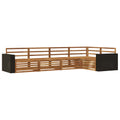 Outdoor-Sofagarnitur 5 pcs Natur 331 x 172,5 x 73 cm