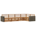 Outdoor-Sofagarnitur 5 pcs Natur 331 x 172,5 x 73 cm