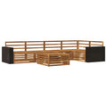 Outdoor-Sofagarnitur 6 pcs Natur 79 x 79 x 37 cm