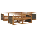 Outdoor-Sofagarnitur 7 pcs Natur