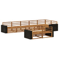 Outdoor-Sofagarnitur 8 pcs Natur