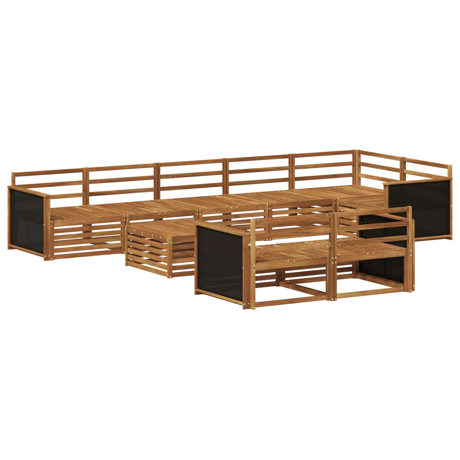 Outdoor-Sofagarnitur 9 pcs