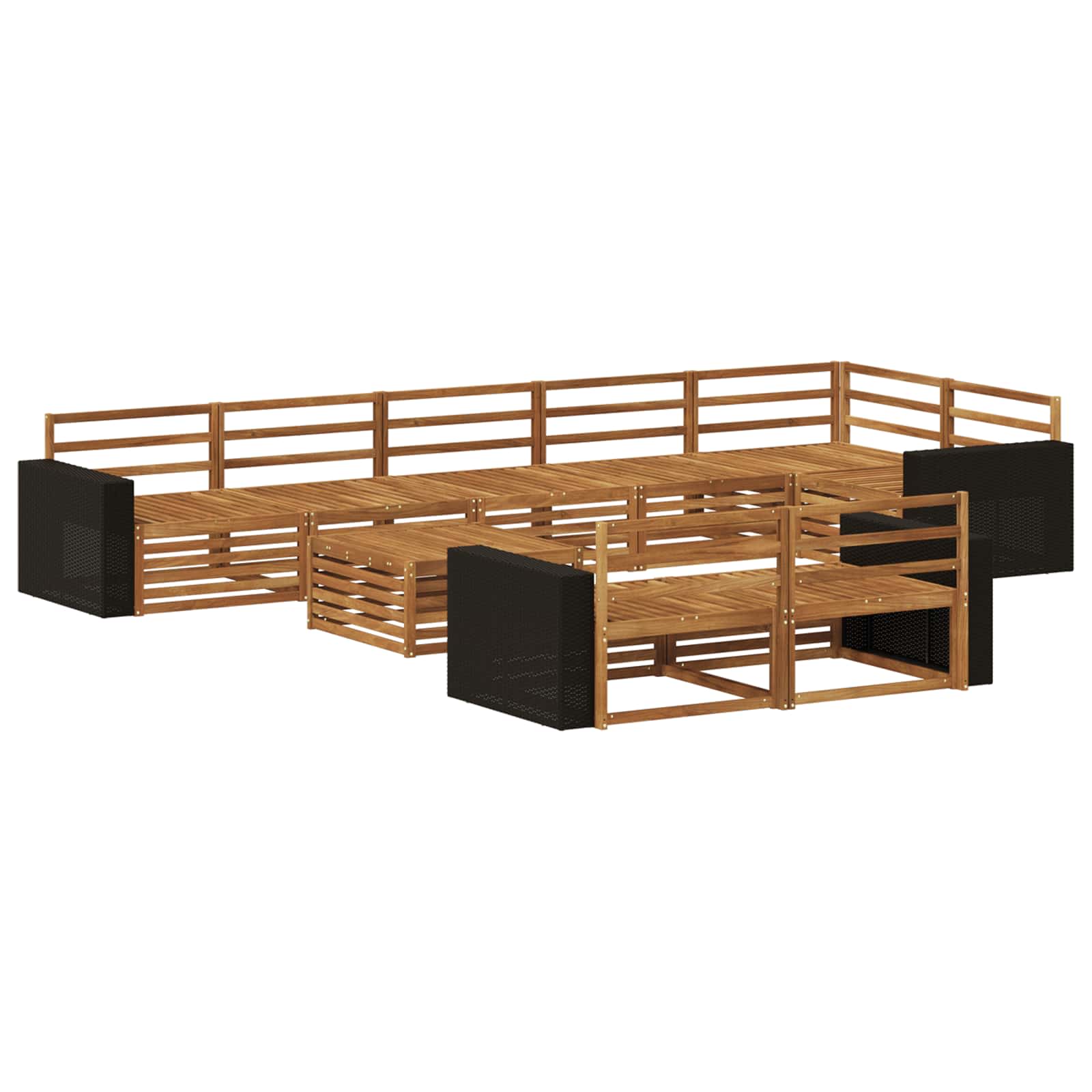 Outdoor-Sofagarnitur 9 pcs