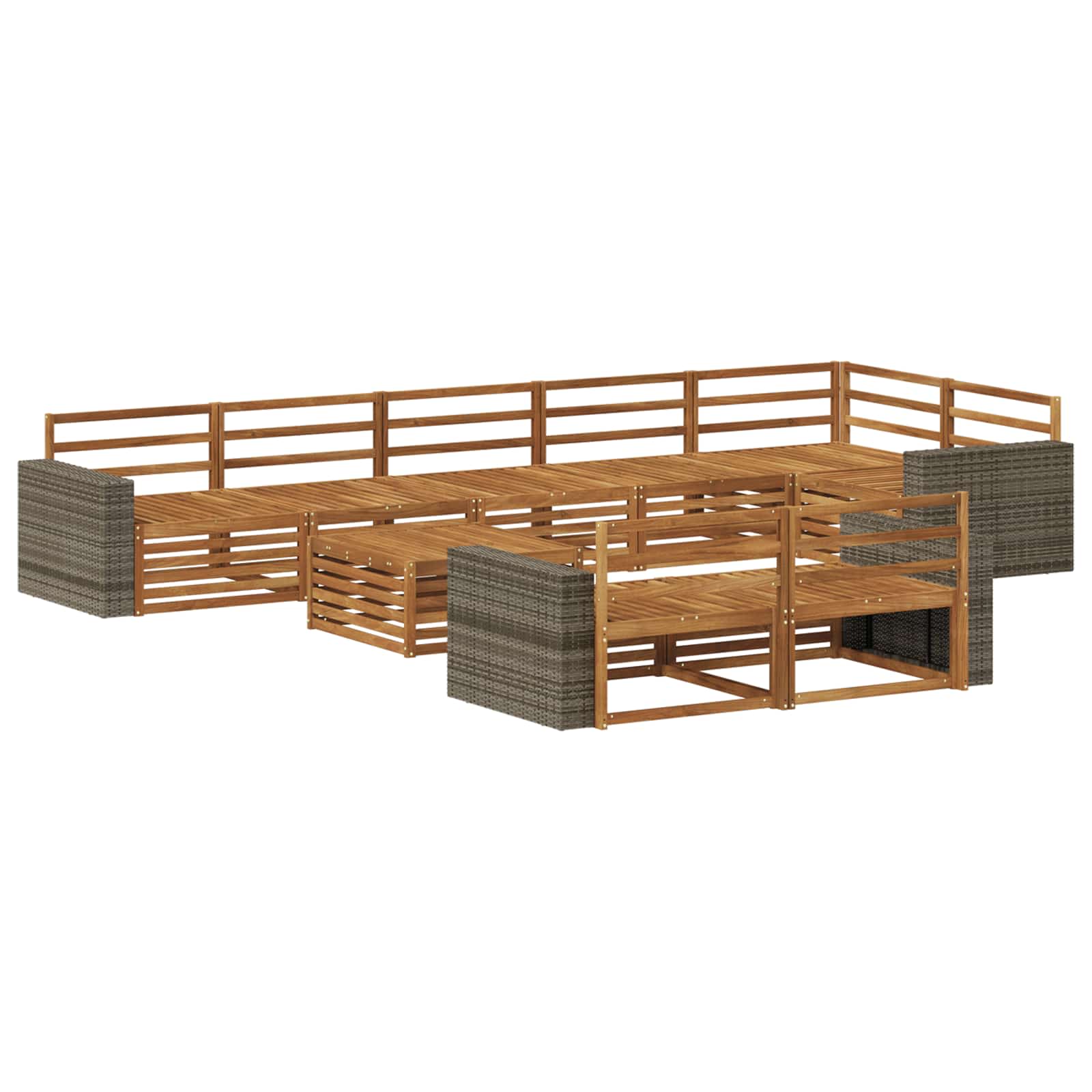 Outdoor-Sofagarnitur 9 pcs