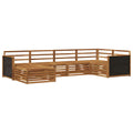 Outdoor-Sofagarnitur 6 pcs Natur