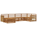 Outdoor-Sofagarnitur 6 pcs Natur