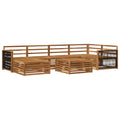 Outdoor-Sofagarnitur 7 pcs Natur