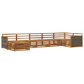 Outdoor-Sofagarnitur 7 pcs Natur