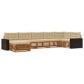 Outdoor-Sofagarnitur mit Kissen 7 pcs Natur und Beige