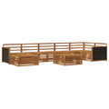 Outdoor-Sofagarnitur 8 pcs Natur