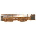 Outdoor-Sofagarnitur 8 pcs Natur