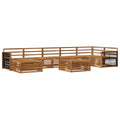 Outdoor-Sofagarnitur 8 pcs Natur