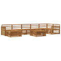 Outdoor-Sofagarnitur 8 pcs Natur
