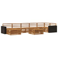 Outdoor-Sofagarnitur 8 pcs Natur