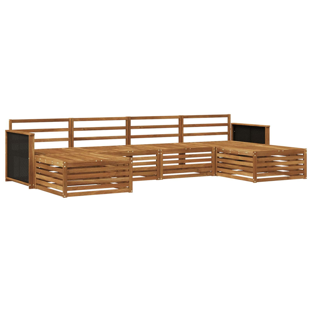 Sofagarnituren 6 pcs Massivholz Akazie