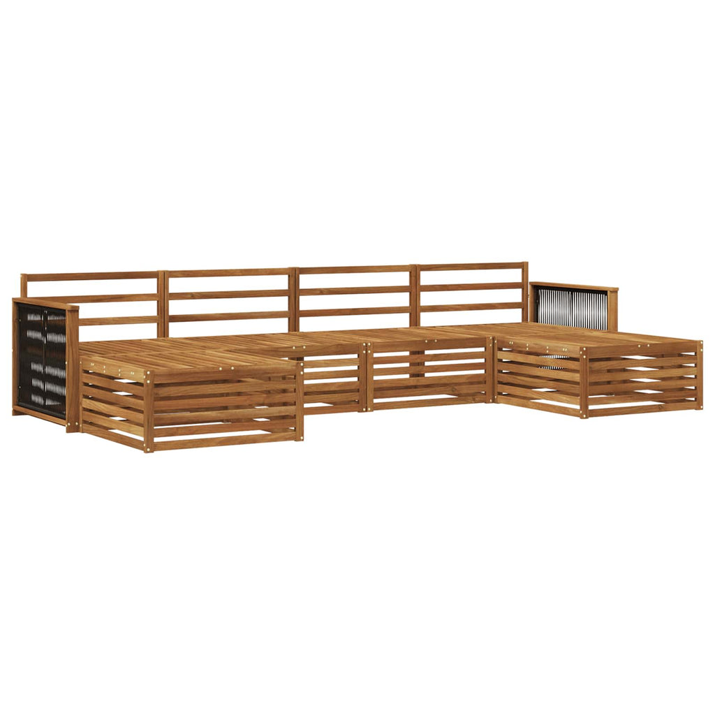 Sofagarnituren 6 pcs Massivholz Akazie