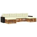 Sofagarnituren mit Kissen 6 pcs Massivholz Akazie