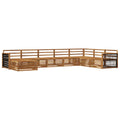 Outdoor-Sofagarnitur 8 pcs Natur