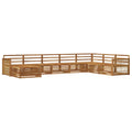 Outdoor-Sofagarnitur 8 pcs Natur
