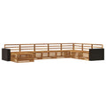 Outdoor-Sofagarnitur 8 pcs Natur