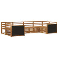 Outdoor-Sofagarnitur 6 pcs Natur