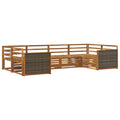 Outdoor-Sofagarnitur 6 pcs Natur