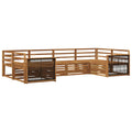 Outdoor-Sofagarnitur 6 pcs Natur