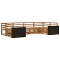 Outdoor-Sofagarnitur 6 pcs Natur