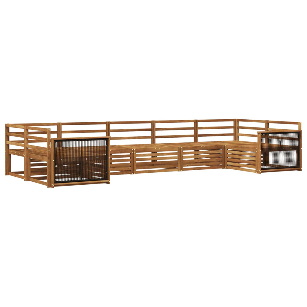 Outdoor-Sofagarnitur 7 pcs Natur