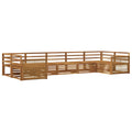 Outdoor-Sofagarnitur 7 pcs Natur