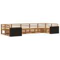 Outdoor-Sofagarnitur 7 pcs Natur