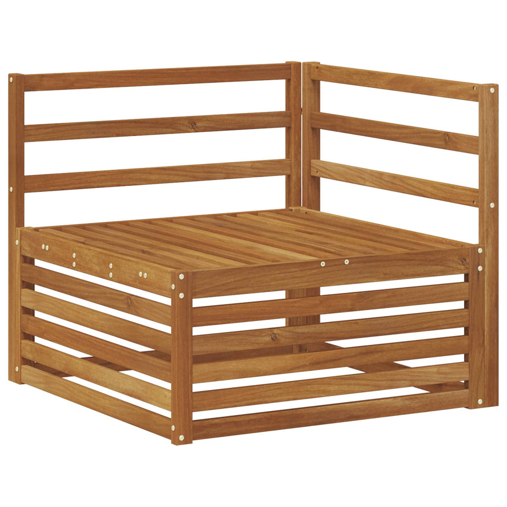 Outdoor-Sofagarnitur 10 pcs Natur Massivholz Akazie
